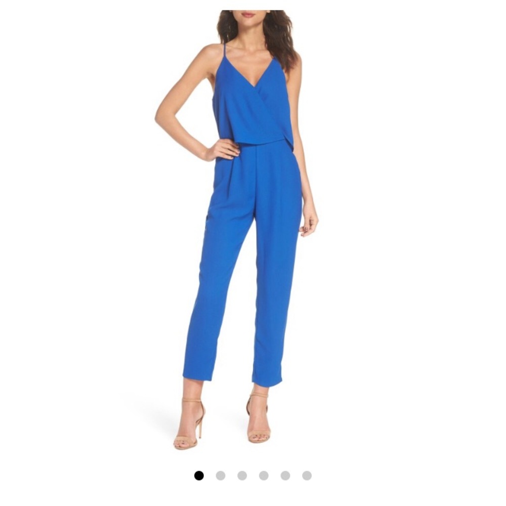 Beautiful cobalt dressy jumpsuit